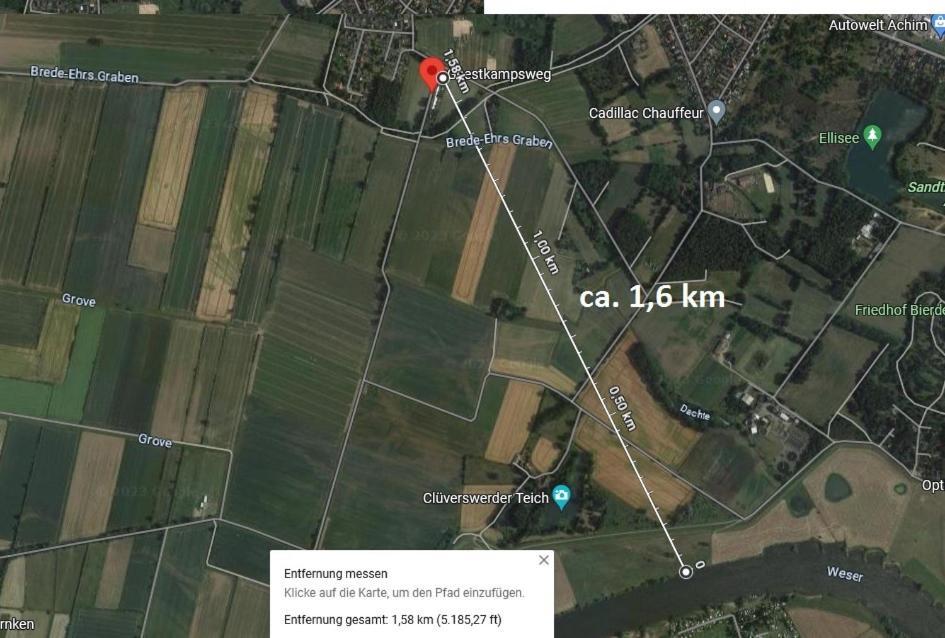 Ferienwohnung Fuer 4 Personen In Bester Lage Ca. 15 Km Von Bremen City Achim Extérieur photo